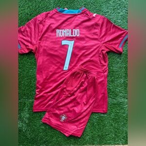 Ronaldo Portugal Jersey kids set